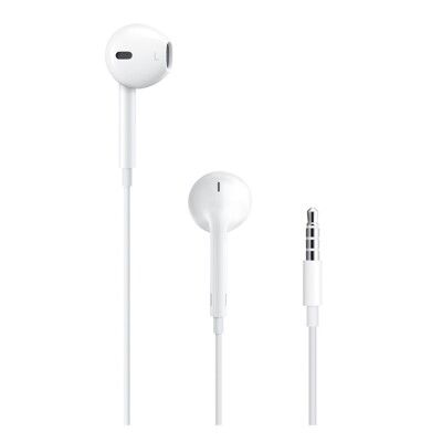 iPhone原廠3.5mm接頭有線耳機EarPods (贈耳機插孔轉接器)(保固3個月)
