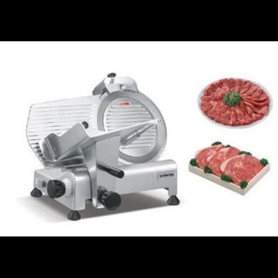 12寸半自動羊肉切片機順菱牌牛肉切肉機切菜機sl300f商用火鍋刨肉
