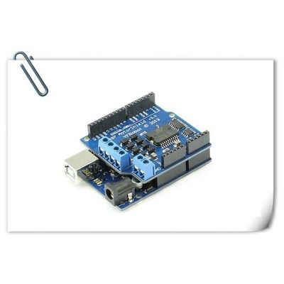 arduino 直流電機驅動擴展板l298p 模塊h橋智能小車