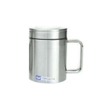 (庫存便宜賣)不銹鋼泡茶杯帶茶隔帶柄430ML