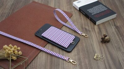 【ekax】手機背貼卡片夾/長頸繩/短手腕繩-2