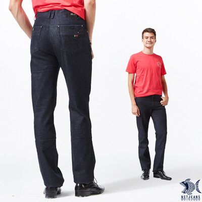 【NST Jeans】男牛仔褲 修身小直筒 UK英倫風旗幟 重磅數原色380(5732)歐美版型
