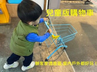 兒童版 摺疊款購物車 幼兒 購物小車 兒童玩具 辦家家購物車 家樂福購物小車