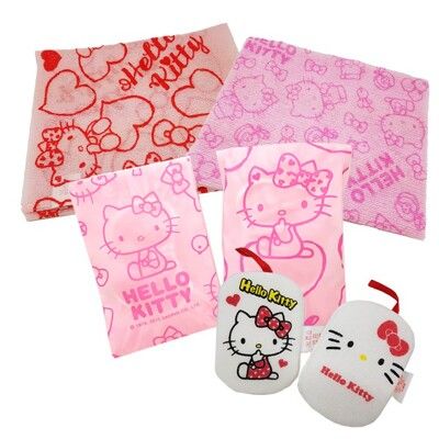 三麗鷗正版授權 hello kitty凱蒂貓 沐浴用品/沐浴巾/沐浴球系列