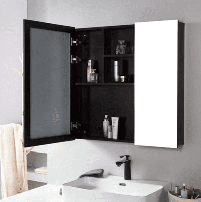 浴室鏡櫃 掛墻式浴室鏡 90*80*12 鋁全金浴櫃 衛生間鏡櫃 加高80CM置物櫃 廁所收納櫃壁掛