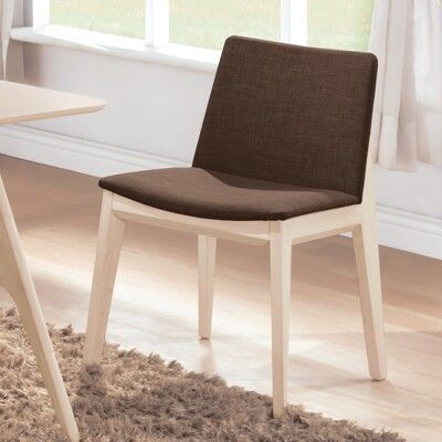 【obis】伊諾克洗白咖啡布餐椅