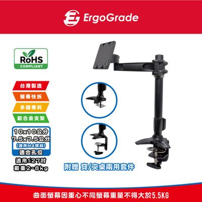 ErgoGrade 螢幕支架 電腦螢幕支架 螢幕架 電腦架 壁掛架 多螢幕支架 EGTC210Q