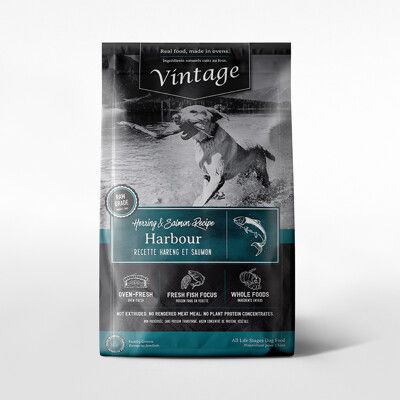 【Vintage 凡諦斯】無穀海宴鮮魚 全齡犬 天然烘培糧 鯡魚+鮭魚 犬飼料 犬糧 鮮肉寵-5LB