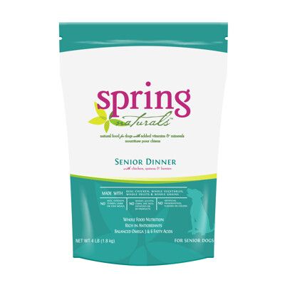 【Spring Naturals 曙光】老犬 天然寵物餐食 老犬專用餐 犬飼料 犬糧12LB