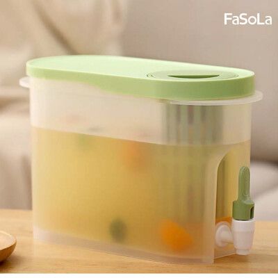 FaSoLa 多功能冰箱按壓式冷水壺、飲水機3.5L大容量