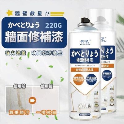 【掉漆牆面的化妝品】一噴即白牆面修補漆 解決牆面發霉 塗鴉 髒汙 小廣告 吸附力強 牆面修補