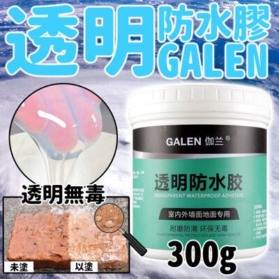 【補漏家】環保透明防水漆300g 綠色環保 安全無毒 一刷止漏