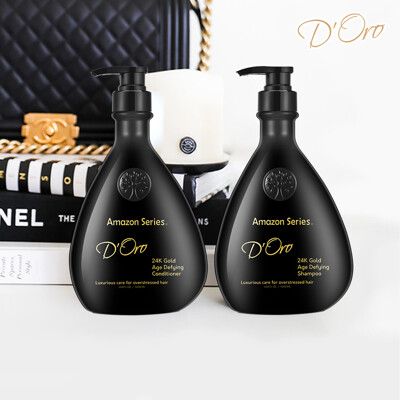 【設計師推薦！D'ORO 24K流金奧秘-1000ml】髮乳 髮浴 髮膜 洗髮乳 洗髮精 護髮乳