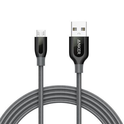 Anker PowerLine+ micro USB 1.8m 灰 (copy)