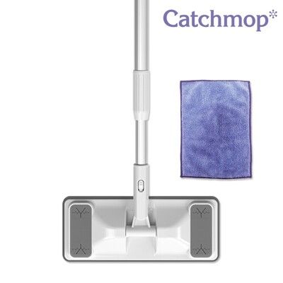 Catchmop 輕巧平板拖把組(1桿+1布)