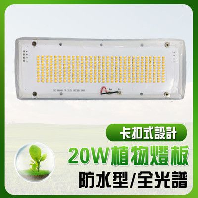 君沛 燈板系列 植物燈 全光譜 植物燈版 防水型 20瓦 卡扣式  防水燈板