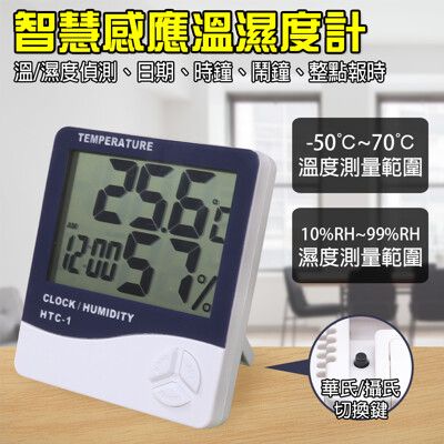 【朝日電工】 AC-729 5in1智慧感應溫溼度計