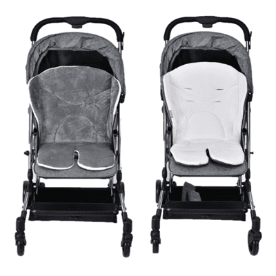 【Youbi】嬰兒推車毛絨坐墊 安全座椅棉墊 水晶絨布墊 嬰兒推車保暖棉墊