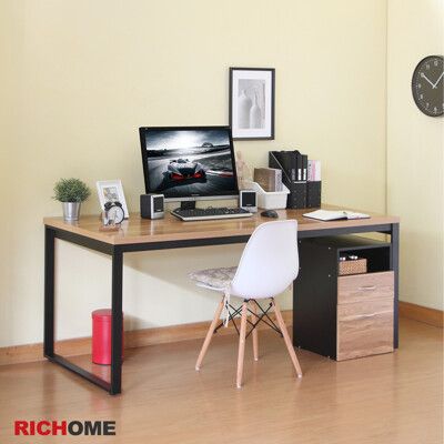 【RICHOME】杜克180CM80CM工作桌/電腦桌/辦公桌/會議桌/長桌/書桌 (辦公室首選)