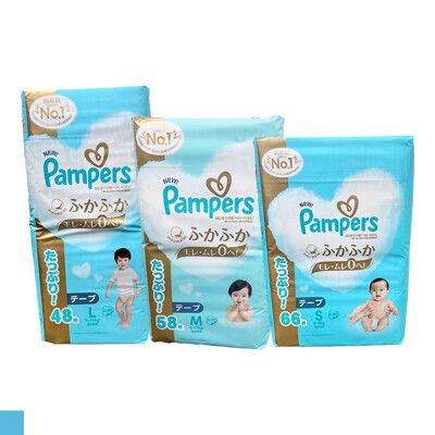 日本 Pampers 境內版 幫寶適 一級幫 特級棉柔 增量包 黏貼型 尿布 箱購(3包)