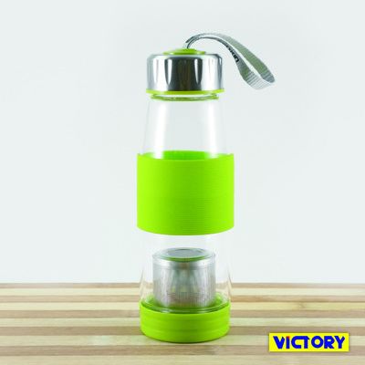 【VICTORY】炫彩玻璃泡茶杯-400ml #1133006