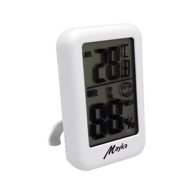 【明家Mayka】TM-T95 LCD溫濕度計(環境健康管理 單位切換 溫度計 溼度計 可磁吸/立/