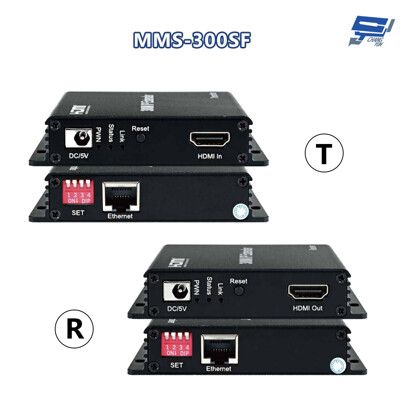 昌運監視器 MMS-300SF HDMI TCP/IP 網路延長器