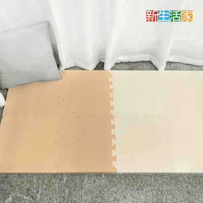 【新生活家】2cm厚防護巧拼地墊-莫蘭迪五色任選32x32x2cm (80片)隨貨贈嬰兒中性洗衣精