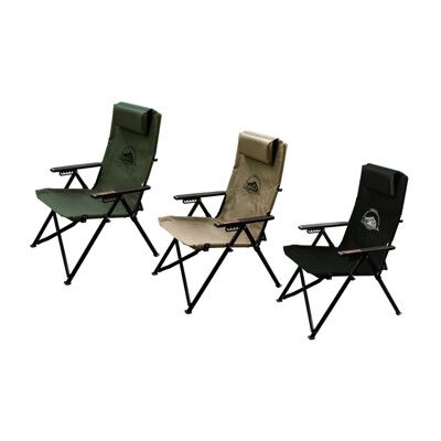 Camping ACE 野樂 黑森戰術六段椅 ARC-8T 折疊露營椅 大川椅 可調戶外椅 高背椅
