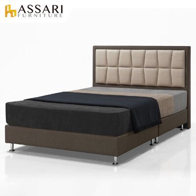 ASSARI-傢集908型貓抓皮床頭片-單大3.5尺