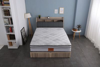 天絲+黑絲絨竹炭纖維2.3mm線徑硬式彈簧床-IKEA180*200
