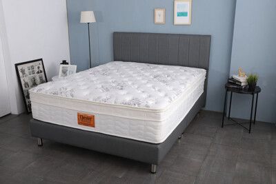 吸濕排汗恆溫2.0mm線徑太空竹炭記憶矽膠三線床墊-IKEA150*200