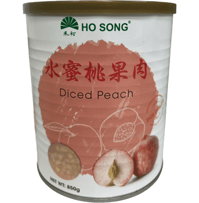 禾松 水蜜桃 果肉罐頭【進口果丁】850g 果粒 果泥--【 良鎂咖啡精品館 】