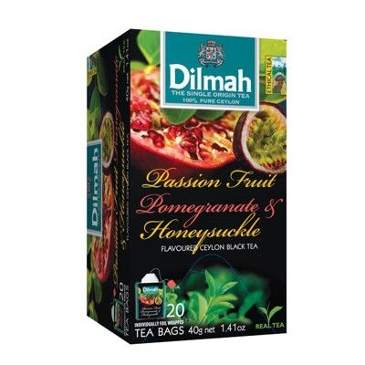 dilmah 帝瑪 百香果石榴紅茶 茶包  2g*20入/盒-良鎂咖啡精品館