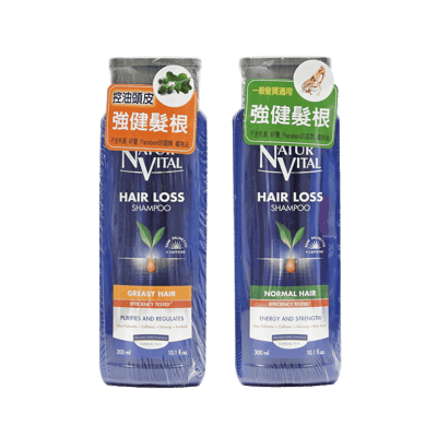 Natur Vital 髮根強化洗髮精 300ml/瓶 油性 中性髮質適用