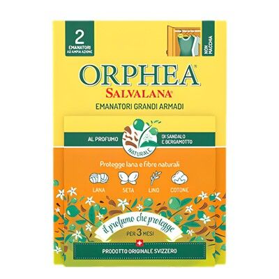 【樟腦丸的替代品】ORPHEA歐菲雅 衣物保護品掛耳式 佛手柑