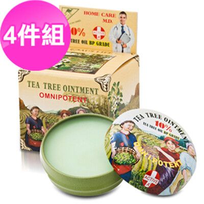 (限時下殺)【AUS LIFE 澳思萊】抗菌茶樹精油萬用霜25ml(4入組)