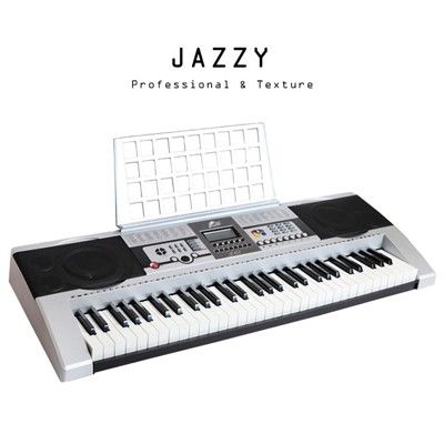 台灣jazzyjz-612 入門首選標準厚鍵61鍵電子琴攜帶方便 - jz-612+基本配件