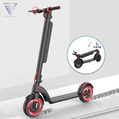 【F.C】 智能電動滑板車 10吋防爆蜂窩胎 350W大馬力 滑板車 滑步車 代步車 折疊車