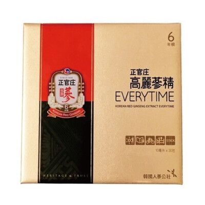 最新效期2025.02+現貨》正官庄 高麗蔘精 EVERYTIME 精緻禮盒10ml X30包