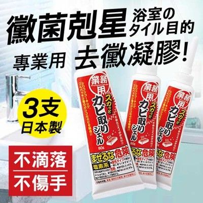 【艾美廸雅】專業用去黴凝膠-80g  日本製 3入組